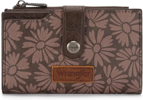 Miniatura 17 de Wrangler - Billetera para mujer con tarjetero plegable, cierre y ventana para identificación