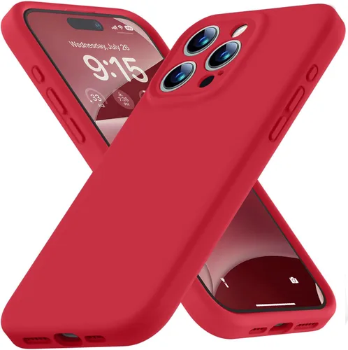 Miniatura 100 de Funda compatible con iPhone 13 de 6.1 pulgadas, de silicona líquida premium [forro de microfibra suave antiarañazos], goma de gel, protección Uva