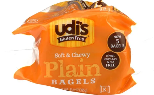 Miniatura 8 de Udi's Bagels lisos sin gluten, "4 unidades (paquete de 8)
