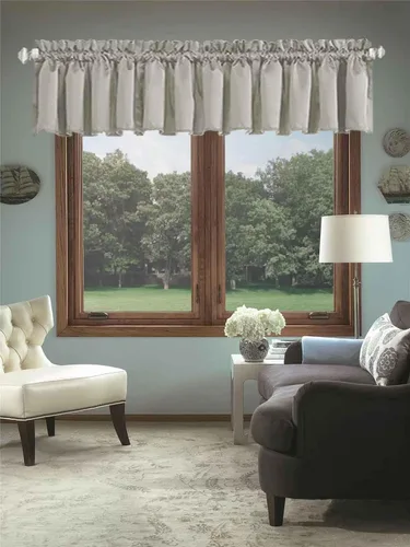 Miniatura 47 de Cortinas de cocina negras Ladity - 2 paneles de cortinas cortas opacas, 36 pulgadas, privacidad, niveles de café, cortinas de granja para ventana