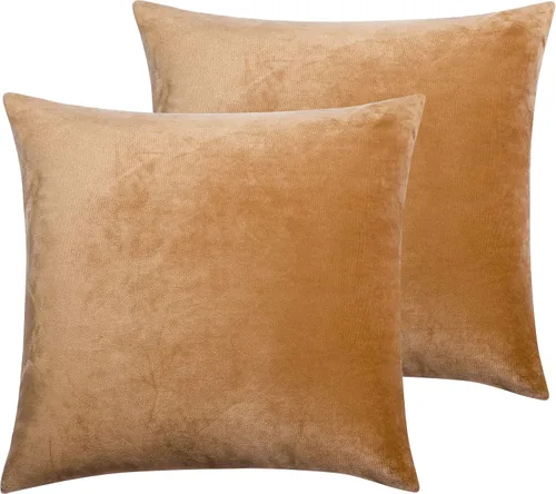 Miniatura 7 de NTBAY - Fundas de almohada de terciopelo con cierre para niños pequeños, 2 unidades, acogedoras, de lujo, de franela y felpa, para viajes, 33 x 46