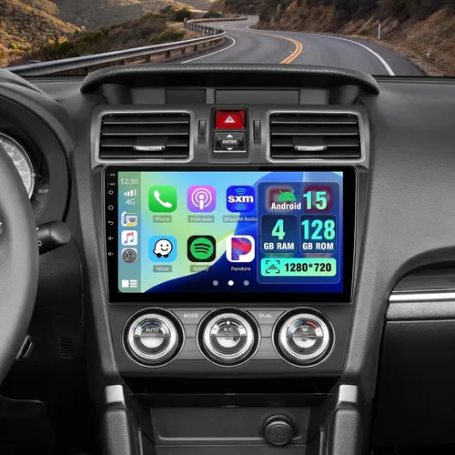[4+128G] Android 15 Radio de coche para Subaru Forester WRX STI Impreza Wireless CarPlay Android Auto Car Stereo 9 pulgadas Incell pantalla táctil