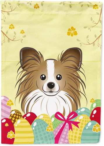 Miniatura 62 de Caroline's Treasures BB1920CHF - Bandera de caza de huevos de Pascua con diseño de bulldog francés, para casa, gran porche, para colgar en la pared