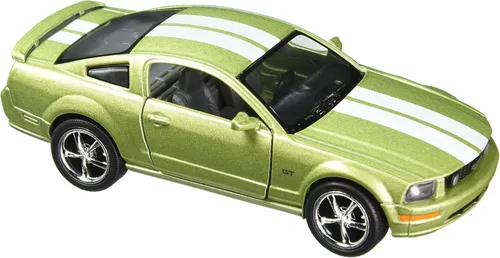 Miniatura 6 de Ford Mustang GT policía 2006 negro y blanco 1 38 Toywonder