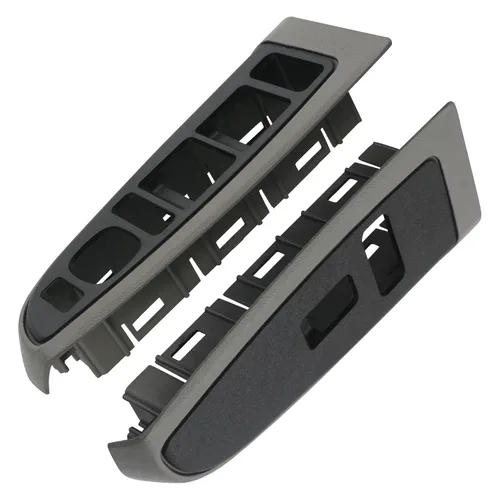 Miniatura 3 de Cubierta de bisel para interruptor de ventana, color gris, compatible con Chevy Chevrolet Avalanche Silverado Suburban Tahoe, GMC Sierra Yukon