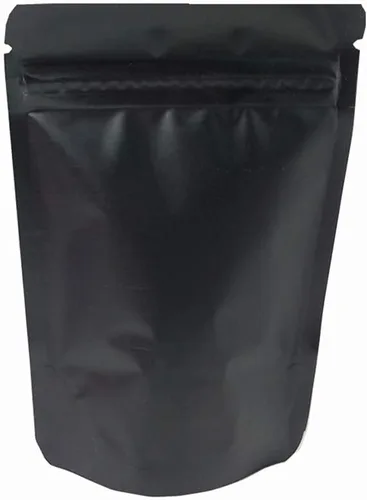 Miniatura 5 de PABCK 100 bolsas resellables de 3.5 x 5.1 pulgadas, color negro mate con sellado térmico para ventana, bolsas de papel de aluminio