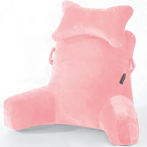 Miniatura 17 de SLIGUY Almohada de Lectura - Almohada de Descanso para Cama con Rollo de Cuello Desmontable y Brazo de Soporte Más Alto para Sentarse en la Cama
