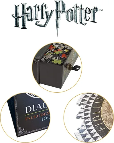 Miniatura 5 de The Noble Collection Harry Potter Diagon Alley Shop Signs Puzzle