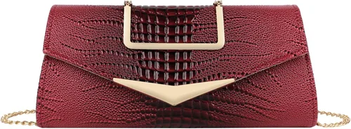 Miniatura 14 de Queena Bolso de mano de noche brillante con purpurina para mujer, bolso de mano con cadena para boda, fiesta, graduación, regalo para mamá, esposa