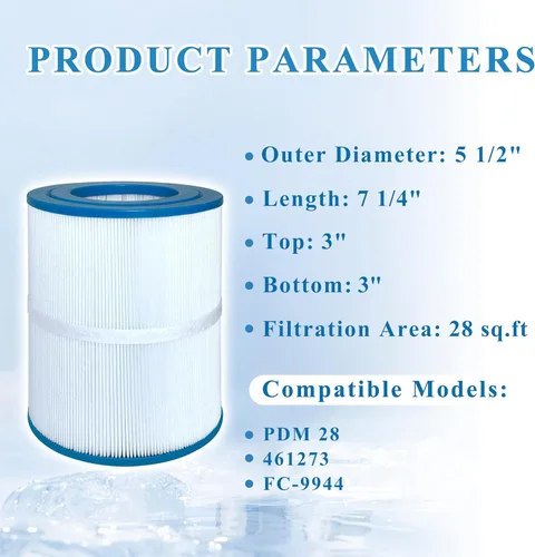 Miniatura 2 de Filtro de spa compatible con PDM28, 461273, FC-9944, SD-01392, AquaRest, filtro Dream Maker para bañera de hidromasaje de 28 pies cuadrados, paquete