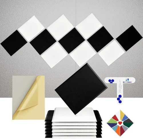 Miniatura 35 de Paneles acústicos autoadhesivos [390 lbs/yd³ de densidad ultra alta], panel de absorción de sonido de segunda generación, panel de sonido de nivel