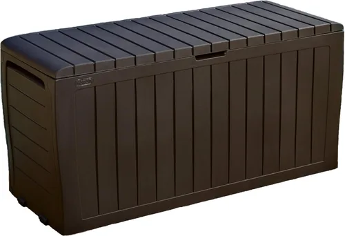 Miniatura 19 de Keter Atlas - Caja de 70 galones – Caja de almacenamiento al aire libre resistente a la intemperie para patio, patio y piscina, construcción