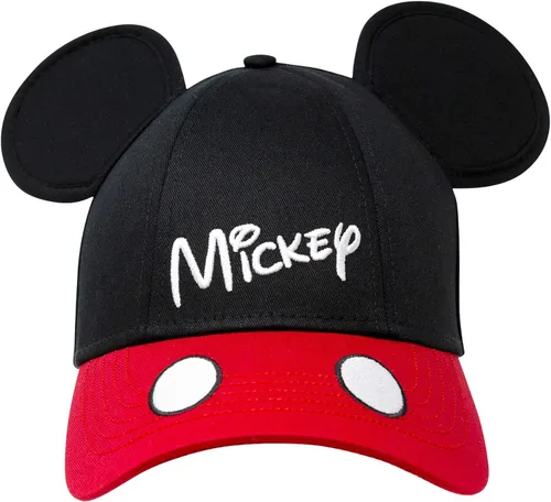 Miniatura 2 de Disney Mickey Mouse Classic - Gorra Snapback con orejas negras y rojas, Negro