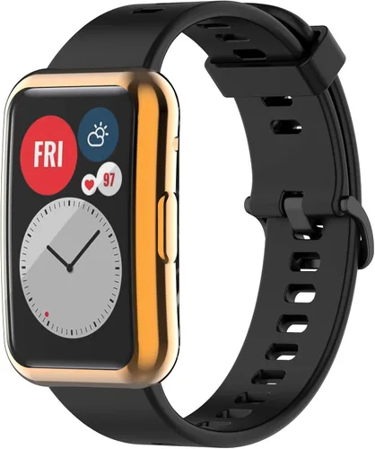 Miniatura 6 de TenCloud Fundas protectoras de pantalla compatibles con Huawei Watch Fit Accessories Covers Scratched Cobertura completa Funda protectora de TPU 7