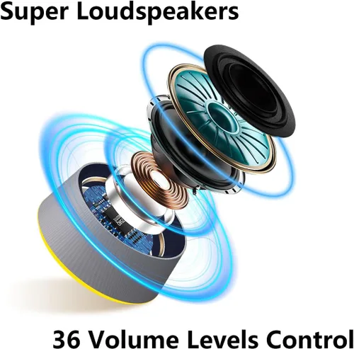 Miniatura 6 de Máquina de sonido de ruido marrón con 30 sonidos relajantes, luz nocturna de 12 colores para bebés, adultos, niños, máquina de dormir, 36 niveles