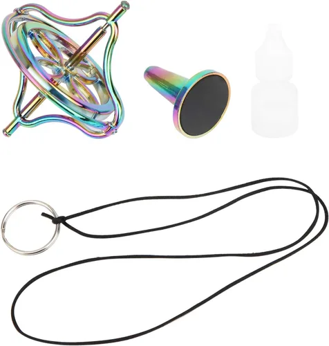 Miniatura 4 de CDQL Juguete giroscopio para aliviar el estrés, juguete para aliviar el estrés, para aliviar el estrés, juguete antigravedad, juguete