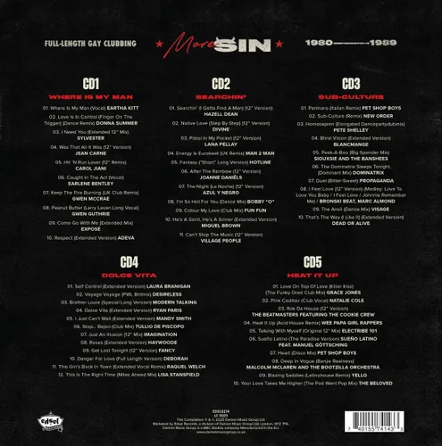 Miniatura 2 de Disco Discharge presenta más pecado - Box Of Sin 2 / Various Deluxe 7