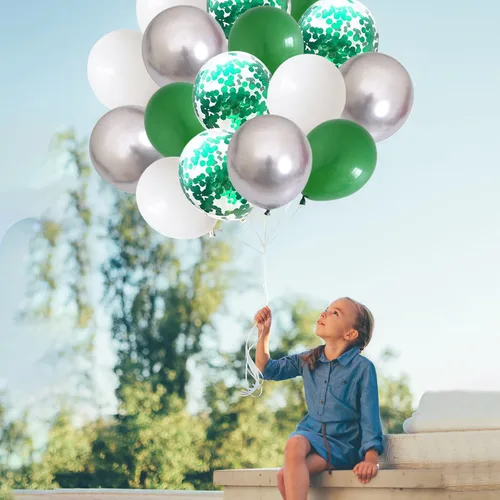 Miniatura 4 de Juego de Globos de Juego Azul y Negro, 60 Piezas, 12 Pulgadas de Azul Claro y Azul Oscuro para Decoraciones de Fiesta de Videojuego, Fiesta