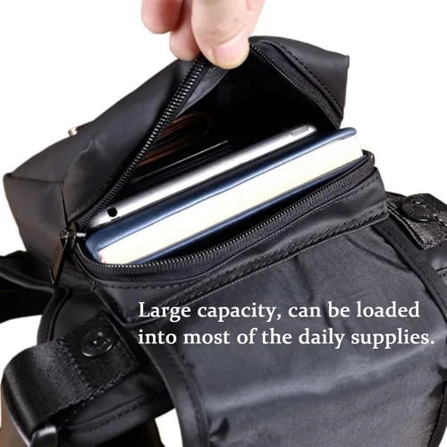 Miniatura 5 de Fekesu Oxford bolsa de pierna para hombres motocicleta equitación mujeres Fanny Pack al aire libre viaje pesca senderismo ciclismo cadera bolsas