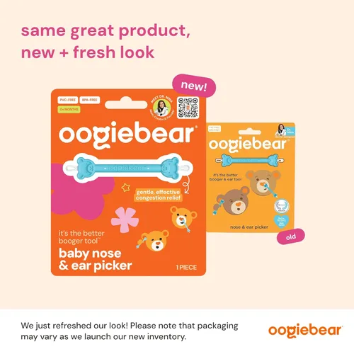 Miniatura 2 de Oogiebear – Limpiador de oídos y nariz para bebés, Paquete de 1 Azul