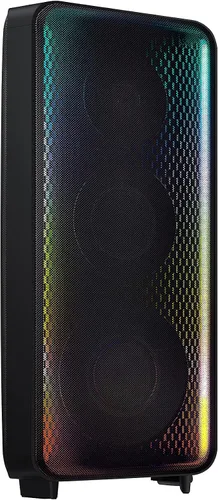 Miniatura 13 de Torre de sonido Samsung MX-ST50B de alta potencia, altavoz de pie de 240W, sonido bidireccional, batería incorporada, resistente al agua IPX5, Party