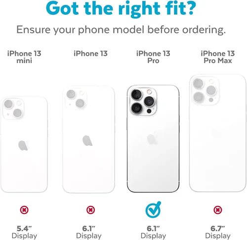 Miniatura 10 de Speck Funda MagSafe para iPhone 13 Pro, protección contra caídas y cámara, funda transparente para teléfono, compatible con carga inalámbrica