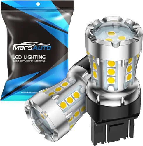 Marsauto Bombillas LED 7443 7440 para luces de freno de marcha atrás, 7441 7444 T20 W21W de repuesto para luces de freno traseras de respaldo y
