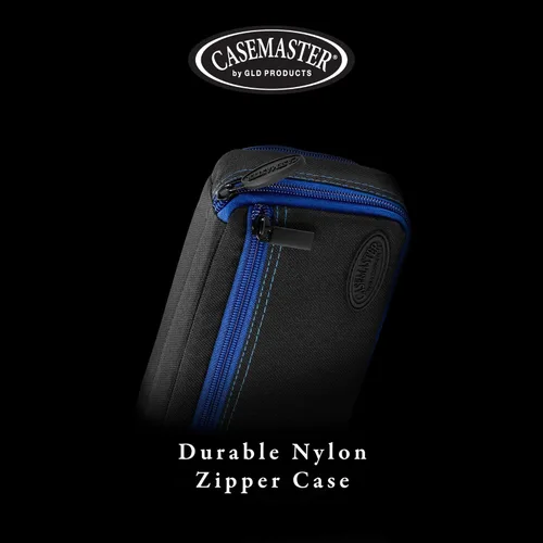 Miniatura 7 de Casemaster Plazma Plus, 3 dardos para dardos suaves y de acero con bolsillo frontal grande para dispositivos móviles, tubo de almacenamiento Borde