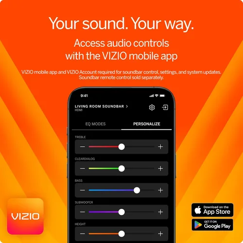 Miniatura 5 de VIZIO Barra de sonido todo en uno SE con Dolby Atmos y DTS:X, altavoz Bluetooth, compatible con QuickFit™ - SV210Y-08 (nuevo, modelo 2024)