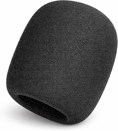 Miniatura 2 de Stagg WS-S35/B5 Cinco Pack Espuma Parabrisas Para Estudio Micrófono Condensador - Negro