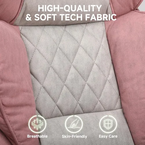 Miniatura 6 de COMHOMA Silla de Juegos Grande y Alta con Soporte Lumbar de Resorte de Bolsillo, Silla de Oficina Ergonómica con Reposapiés, Silla de Escritorio