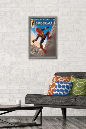 Miniatura 2 de Trends International Marvel Spider-Man: No Way Home - Póster de pared de cómic de pared, 22.4 pulgadas de largo x 14.7 pulgadas, versión enmarcada
