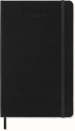 Miniatura 2 de Moleskine Agenda semanal 2023-2024, 18M, grande, negro, tapa dura (5 x 8.25)