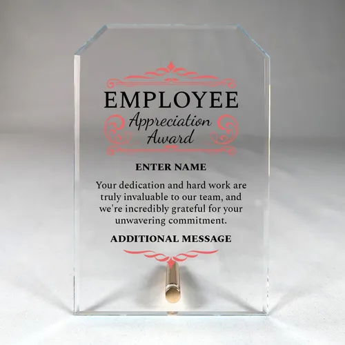 Miniatura 14 de Premio personalizado grabado con láser, diseño grabado con láser, agradecimiento, añade tu propio texto, incluye caja de regalo, premio al empleado