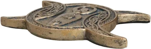 Miniatura 5 de Ebros Gift Diosa espiral sagrada, luna triple con nudos celtas, incienso, soporte para quemador, estatuilla de media luna, luna menguante completa