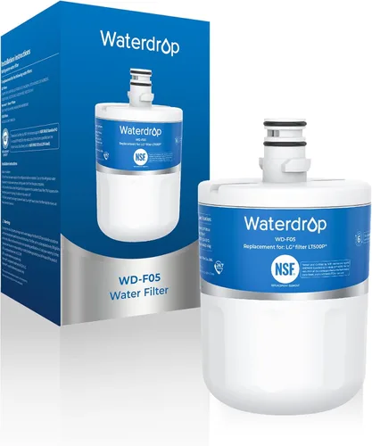 Waterdrop Filtro de agua para refrigerador 5231JA2002A, repuesto para LG® LT500P®, GEN11042FR-08, ADQ72910911, ADQ72910901, Kenmore® 9890, 46-9890,