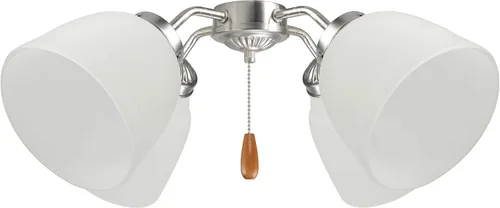 Miniatura 2 de Aspen Creative 23135-4, pantalla de vidrio de repuesto para ventilador de techo esmerilado de transición, accesorio de 2-1/8 pulgadas, 4-3/4