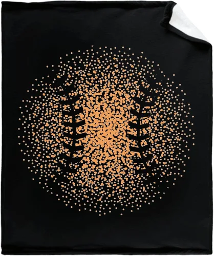 Miniatura 10 de Manta de béisbol personalizada, regalos de béisbol personalizados para niños y niñas, ultra suave, personalizable, decoración de cama, sofá