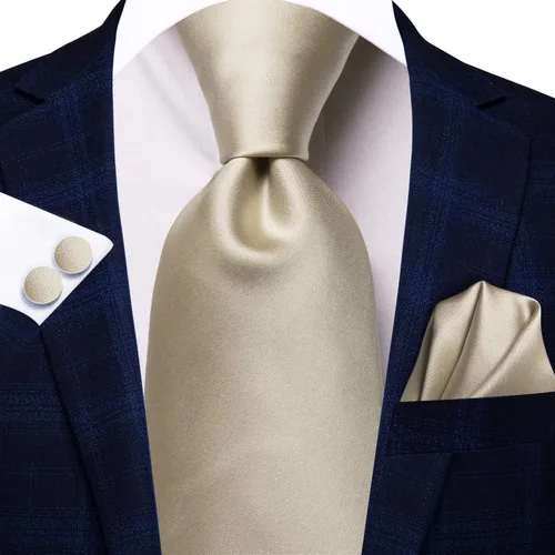 Miniatura 79 de Hi-Tie Corbatas de seda para hombre, diseño de cachemira a rayas, con bolsillo, gemelos cuadrados, conjunto formal de negocios