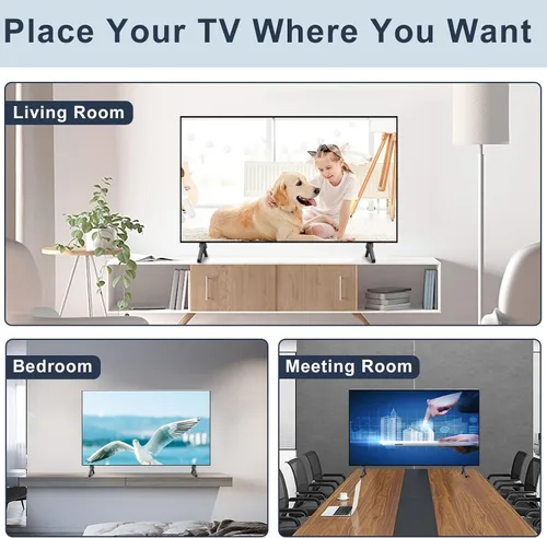Miniatura 6 de Soporte base para patas de TV Samsung, solo para UN50TU7000BXZA UN50TU700DFXZA UN50TU8000FXZA LH50BETHLGFXZA BN96-50859A BN63-18575X019