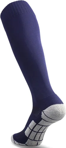 Miniatura 19 de CWVLC - Calcetines de fútbol (1/3/5 pares) calcetines altos hasta la rodilla, para deportes de equipo, para adultos, jóvenes y niños
