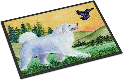 Miniatura 380 de Caroline's Treasures SS8220MAT - Felpudo afgano de 18 x 27 pulgadas, para interiores y exteriores, para entrada, antideslizante, lavable, de pelo