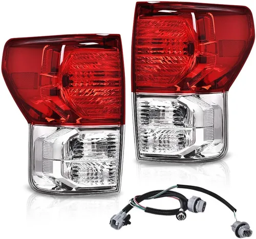 Miniatura 20 de G-PLUS Luces Traseras Compatibles con Toyota Tundra Pickup Truck 2014 2015 2016 2017 2018 2019 2020 2021 Lámparas de Freno Izquierda y Derecha Lente