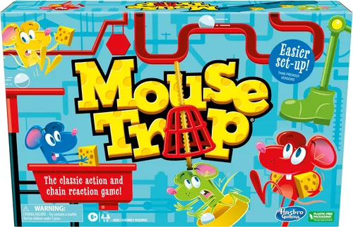 Miniatura 2 de Hasbro Gaming Juego de Trampa de Ratón para Niños de 6 años en adelante, Juego Clásico para Niños