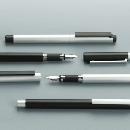 Miniatura 3 de LIOONS Pluma estilográfica para escritura de 0.020 in, punta extrafina, bolígrafo de tinta de metal, bolígrafo de caligrafía, bolígrafo de escritura
