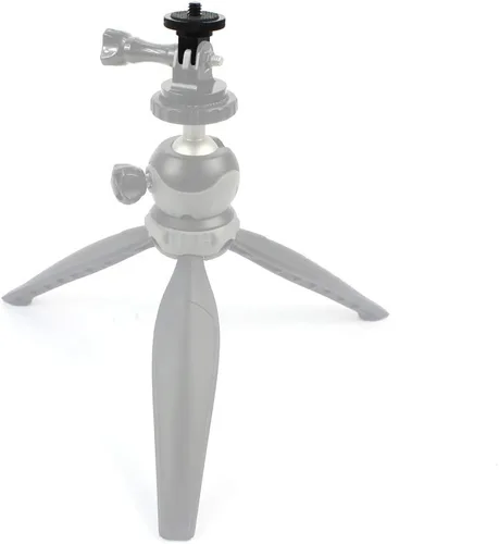Miniatura 8 de Soporte de trípode de liberación rápida CNC de aluminio con interfaz base de hebilla de adaptador de 1/4 compatible con Hero 13/12/11, OSMO 360, ONE