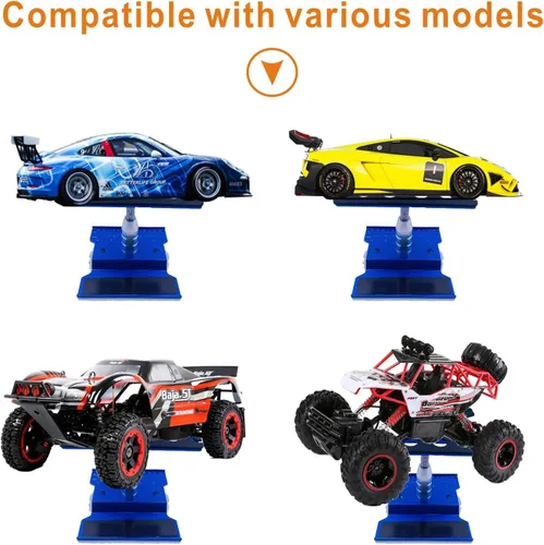 Miniatura 6 de Kit de herramientas de coche RC, kit de tornillos RC de 634 piezas, banco de trabajo de reparación de rotación de 360 grados, destornillador 32