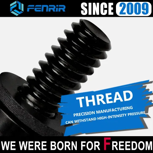Miniatura 8 de Fenrir Kit de base de tornillo de asiento de liberación rápida personalizada de acero inoxidable 304 acabado negro para Harley Davidson 1997-ahora