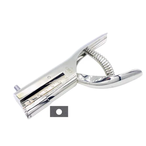 Miniatura 8 de Perforadora de mano de un solo agujero de mano de 2 pulgadas de alcance de 1/8 de pulgada y 0.118 in de profundidad, resistente para tarjetas