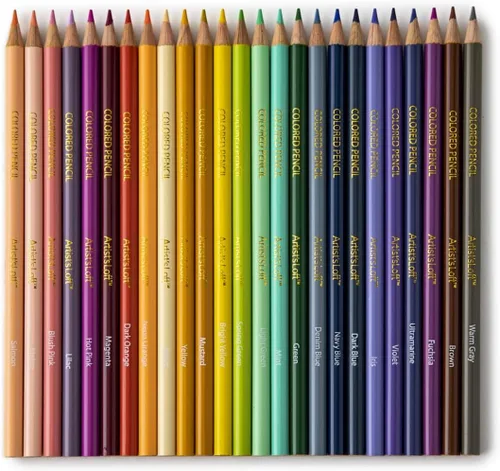 Miniatura 5 de Artist's Loft 72 lápices de colores surtidos, uso para colorear, dibujar, ilustrar y dibujar - 1 paquete